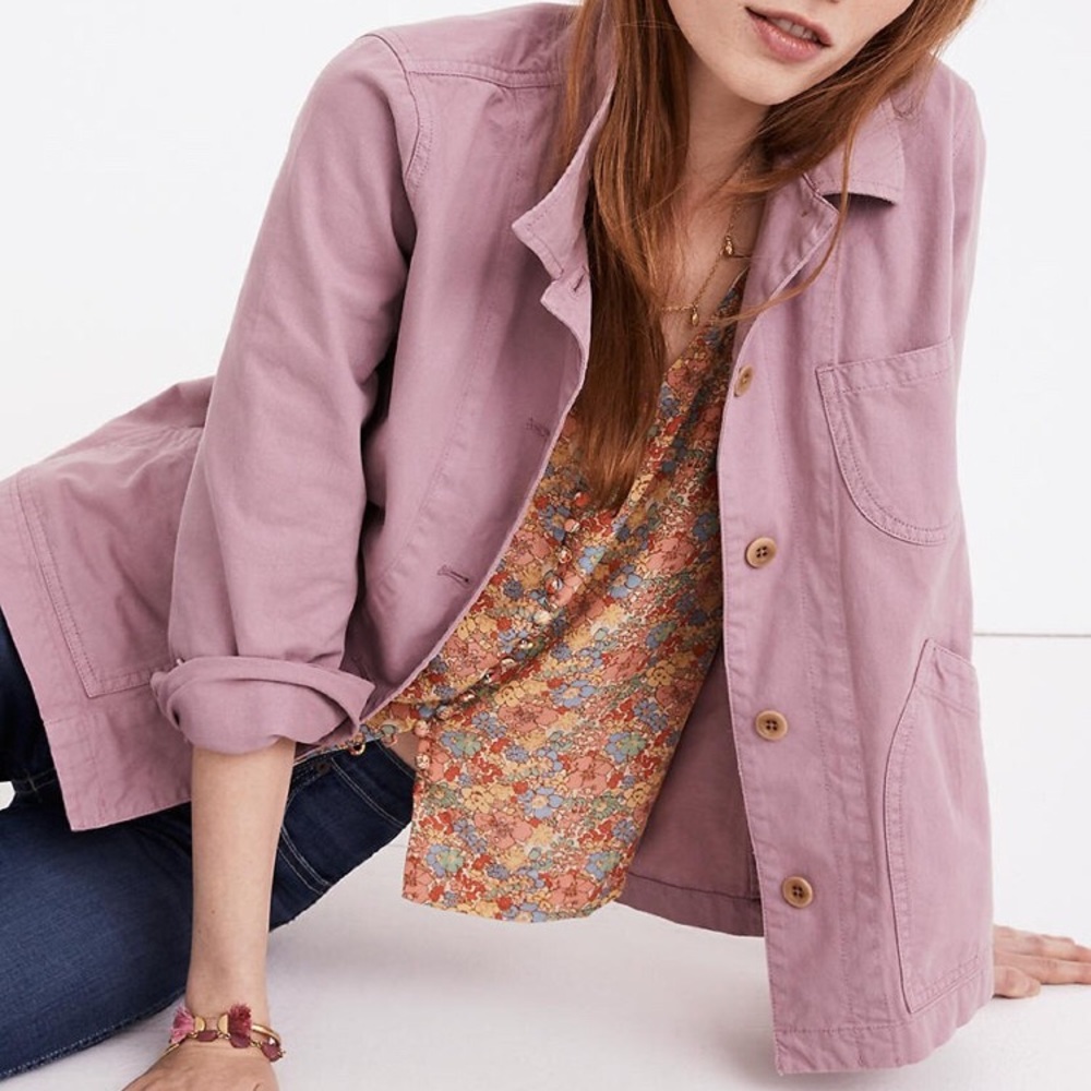 Madewell Lilac Warren Jacket